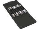 8740 B HF 1 Zyklop bit socket set, with 3/8" drive, with holding function for hexagon socket screws, 7 pieces