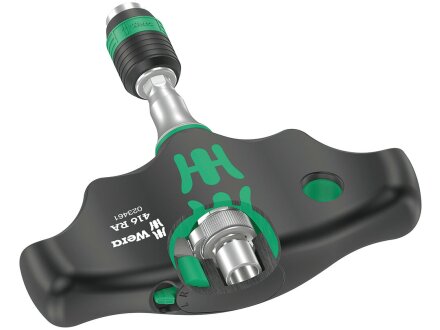 416 RA T-handle bits hand holder with ratchet function and Rapidaptor quick-change chuck, 1/4" x 45 mm