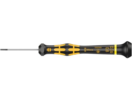 1578 A ESD Kraftform Micro slotted screwdriver, 0.16 x 0.8 x 40 mm