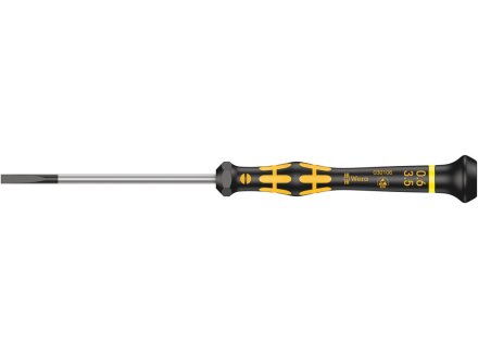 1578 A ESD Kraftform Micro slotted screwdriver, 0.60 x 3.5 x 80 mm