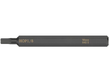 840 S Hex-Plus Allen bits for impact screwdrivers, 1/8" x 70 mm