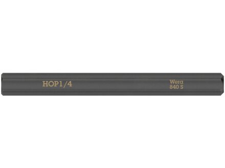 840 S Hex-Plus Allen bits for impact screwdrivers, 1/4" x 70 mm