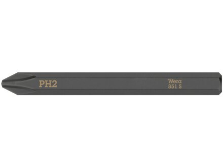 851 S Kreuzschlitz Phillips Bits für Schlagschraubendreher, PH 2 x 70 mm