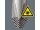 3335 slotted screwdriver, stainless steel, 0.5 x 3 x 80 mm