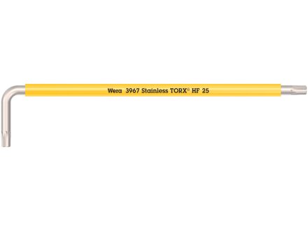3967 SXL HF TORX® Winkelschlüssel Multicolour mit Haltefunktion, lang, Edelstahl, TX 25 x 154 mm