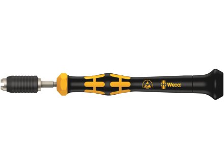 1460 ESD torque screwdriver with measured value preset at the factory according to customer requirements with quick-change chuck, 1461 ESD x 0.05-0.11 Nm