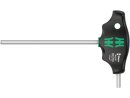 454 HF T-handle hexagonal screwdriver Hex-Plus with holding function, imperial, 7/32" x 150 mm
