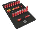8100 SB VDE 1 Zyklop ratchet set, insulated, switch lever, 3/8" drive, metric, 17 pieces