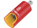 8740 B VDE HF Zyklop bit socket, insulated, with 3/8" drive, with holding function for Allen screws, 4 x 55 mm