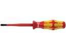 165 iSS PZ/S VDE-insulated screwdriver with reduced blade and handle diameter for PlusMinus screws (Pozidriv/slotted), size. 80mm