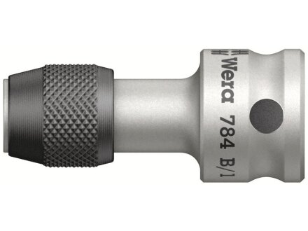 784 B 3/8" connecting parts with Wera quick-change chuck, 784 B/1 x 1/4" x 43 mm