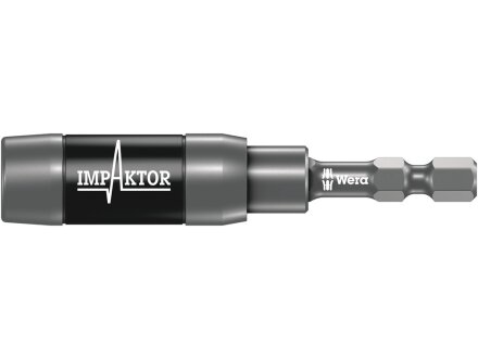 897/4 IMP R Impaktor holder with ring magnet and snap ring, 1/4" x 75 mm