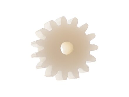 Spur gear disc M=4 Z=50 material PA6 tooth width 40mm pre-bore 25mm