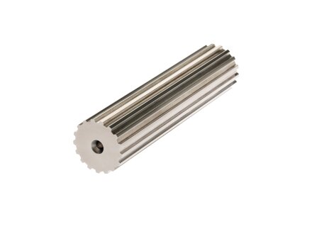 Gear shaft T10 Z=26 aluminum L=160 mm