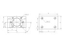 Spindle nut housing DSG1204 for ball screw SFU1204