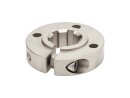Slotted clamping ring for splined shaft 6x16x20 stainless
