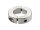 Split clamping ring, rustproof Material: 1.4305 shaft diameter D1=21 mm outer diameter D2=42 mm width B=15 mm