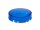 Button cap, high, transparent, blue