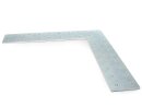 Connector plate I-type slot 8 L- 80x400x400, 5mm galvanized steel