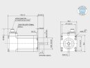 Stappenmotor / SP2566-5200 / flens 56 / 3A / 170Ncm