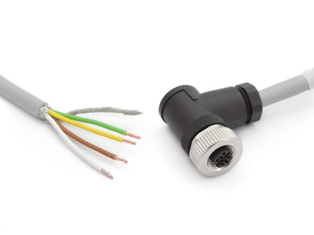 Cable for stepper motor SP series - 90 degrees, 3 meters