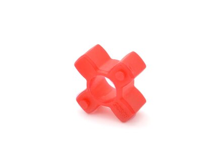 Plastic ster rood voor XB flexibele koppelingen D25L30