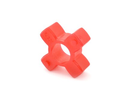 Estrella de plástico roja para acoplamientos flexibles XB D30L40