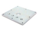 Bearing plate for EMS1630Pro 200x200mm, 10mm galvanized steel