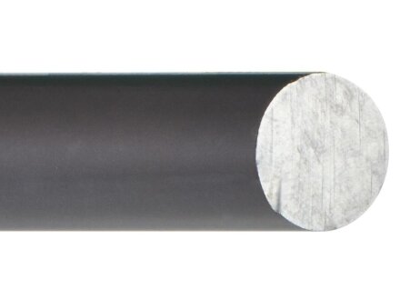 drylin® R aluminum shaft, solid shaft, AWMP-25, 1.37kg/m, cut 50-3000mm