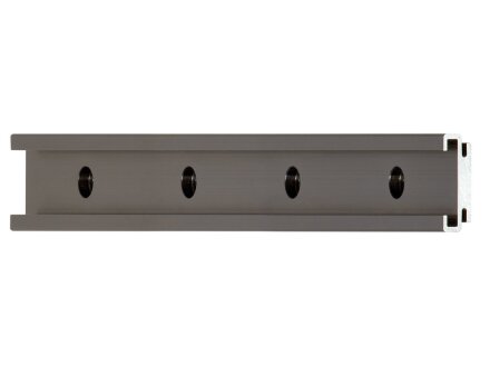 drylin® N guide rail, size 27, anti-reflection, 0.3kg/m, cut 50-2000mm