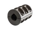 Split coupling DIN 115 Form A d=100 with groove material gray cast iron EN-GJL