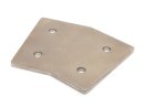 Connection plate 45-M8-20Grad stainless steel 5mm