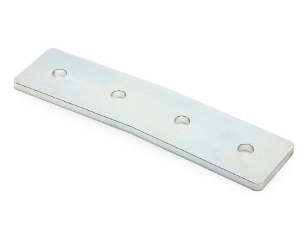 Connector plate I-type slot 8, 40x120-5°, 5mm galvanized steel