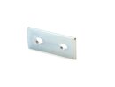 Connector plate I-type groove 5, 20x40mm, steel 2mm galvanized