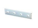 Connector plate I-type groove 5, 20x80mm, steel 2mm galvanized