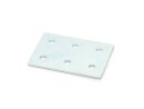Connector plate I-type groove 5, 40x60mm, steel 2mm galvanized