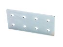 Connector plate I-type groove 5, 40x80mm, steel 2mm galvanized