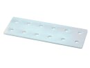 Connector plate I-type groove 5, 40x120mm, steel 2mm galvanized