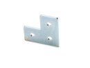 Connector plate I-type groove 5, L - 20x40x40mm, steel 2mm galvanized