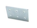 Connector plate I-type groove 6, 60x90mm, steel 3mm galvanized