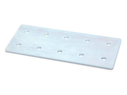 Connector plate I-type groove 6, 60x150mm, steel 3mm galvanized