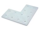 Connector plate I-type groove 6, L - 60x120x120mm, steel...