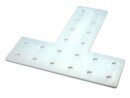 Connector plate I-type groove 6, T - 60x180x180mm, steel...