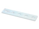 Connector plate B-type groove 6, 20x100mm, steel 2mm galvanized