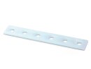 Connector plate B-type groove 6, 20x120mm, steel 2mm galvanized