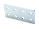 Connector plate B-type groove 6, 40x80mm, steel 2mm...