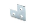 Connector plate B-type groove 6, L - 20x40x40mm, steel 2mm galvanized