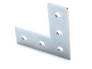 Connector plate B-type groove 6, L - 20x60x60mm, steel 2mm galvanized