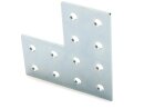 Connector plate B-type groove 6, L - 40x80x80mm, steel...