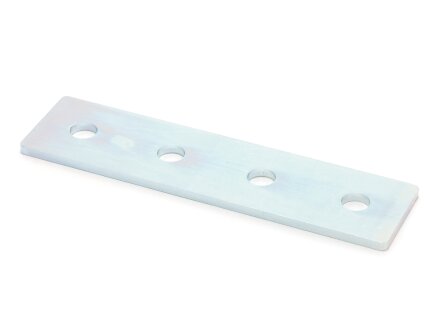 Connector plate B-type groove 8, 30x120mm, steel 3mm galvanized